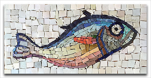 fish mosaic
