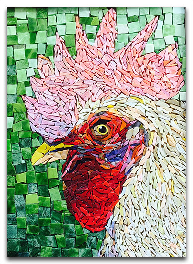 bird mosaic